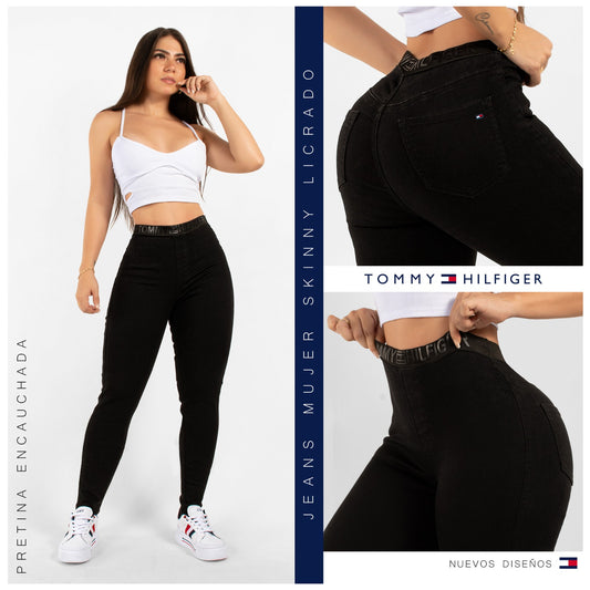 Jeans mujer premium TM Negro 2025